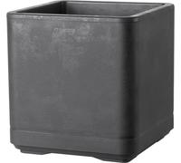 Vase Carré Avec Réserve D'eau Cubo Cosmo, 38x38x39,2 Cm (25,5 L), Anthracite