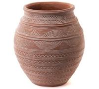 Vase Casablanca 35 cm - Amadeus - Marron - Pierre Marron G