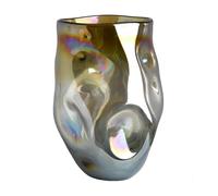 Vase en verre ambre Collision