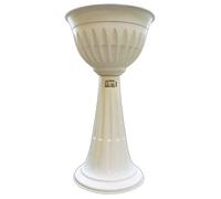Vase Colonne Aube 43 Cm Blanc Produits Pour les plantes