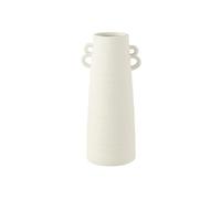 Vase Conique avec Anses "Russel" 44cm Blanc
