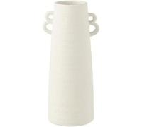 Vase Conique avec Anses "Russel" 44cm Blanc Blanc G
