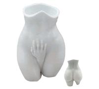 Vase corps féminin - Vase en résine, statue humaine | Pot de fleurs séchées d'art d'intérieur, pot de fleurs fantaisie en forme de corps, vase buste de femme pour la maison, le jardin, la chambre à