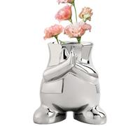 Vase Corps Humain - Vase Artificiel en céramique, Bol décoratif Moderne | Pot de Sculpture élégant pour Arrangements Floraux pour étagères, Bureau, Studio, Appartement, décoration élégante