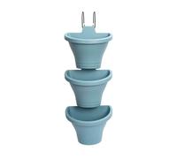 Vase Corsica Vertical Forest 24CM Set/3 Vintage Bleu ELHO