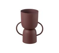 Vase coupe en Métal avec anses 23cm Bordeaux