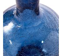 Vase Crackled Glass Ball Body L HxØ 50x33.8cm