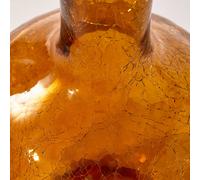 Vase Crackled Glass Ball Body S HxØ 32x21.6cm