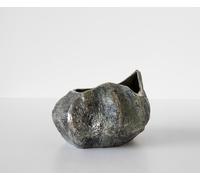Vase Cratera l29 x P24 x H19 cm Aluminium Verde Antico Fait main