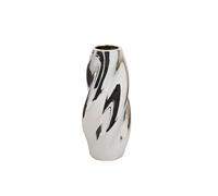 Vase Créateur d'intérieur Sky en Dolomite 10x21.5cm Argent