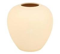 Atmosphera - Vase boule Rily en céramique beige H22 cm