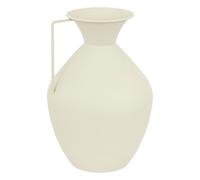 Atmosphera - Vase métal Sylvain - Blanc - H36 cm
