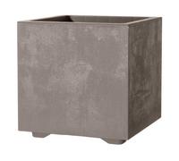 Vase Cube Millennium 49CM Grès Deroma Pot de Fleur