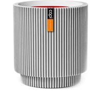Capi Pot de Fleurs Cylindrique "Groove" 36x38 cm - ivoire