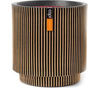 Capi Europe Vase cylindre Groove NL 35x38 Or Ouverture Ø35 Intérieur et extérieur