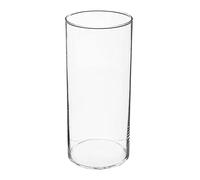 Atmosphera – Vase cylindrique en verre – 30 cm – Transparent