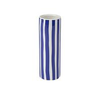 VASE CYLINDRIQUE CÉRAMIQUE DÉLIA 5.5X16CM BLEU ROI