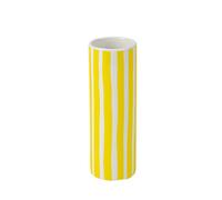 VASE CYLINDRIQUE CÉRAMIQUE DÉLIA 5.5X16CM JAUNE