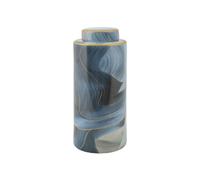 Vase Cylindrique en Céramique "Elegant" 34cm Bleu