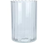 Vase cylindrique en verre, Ø 18 x 28 cm