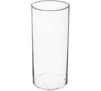 Vase Cylindrique en Verre 30cm Transparent