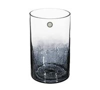 Vase cylindrique en Verre craquelé H 20 cm - Atmosphera