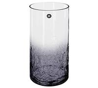 Vase cylindrique en Verre craquelé H 30 cm - Atmosphera