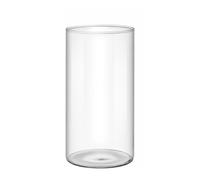 Vase cylindrique en verre transparent - Plusieurs tailles - Vase à fleurs hydroponique - Porte-bougie - Centre de table