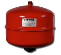 Vase d’expansion à membrane 18 litres - WÜRTH - MB18 Gitral - tarage 1,5 bar - accessoire chauffage pour circuits fermés, absorption de dilatation thermique, installation fiable