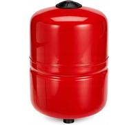 Vase d’expansion chauffage 8 L rouge à membrane - réservoir pour circuit de chauffage fermé, pression max 10 bar