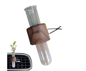 Vase D'aération De Voiture - 10 X 3 Cm, Support De Vase À Fleurs Automobile, Décoration D'aération De Voiture | Désodorisant En Verre Antidérapant Longue Durée - Pour L'intérieur Des Camping-cars, Fam