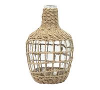 Vase Dame Jeanne en Verre et Corde Tressée - SYLLA