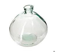Vase rond verre recyclé transparent D33