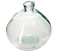 Vase "Dame Jeanne" - verre recyclé - transparent D 33 cm - Atmosphera créateur d'intérieur