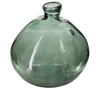 Vase "Dame Jeanne" - verre recyclé - vert kaki D 33 cm - Atmosphera créateur d'intérieur
