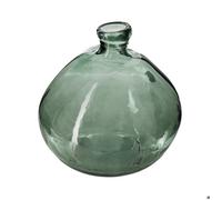 Vase Rond Verre Recyclé Kaki Vert