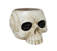 Vase De Ballon À Fleurs Totenkopf en Résine Synthétique | Harz-Garten-SUCCULEMENT des VÉSELLANTS, Pot Plus Facile À Nettoyer, Candy Bowl Et Halloween Decoration, Idéal pour Les, Les Su