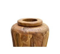 Vase de décoration 40 x 80 cm Bois de teck solide