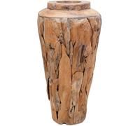Vidaxl Vase De Dã©Coration 40 X 60 Cm Bois De Teck Solide