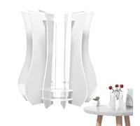 Vase de fleurs de puzzle, planteur de puzzle | Modèle de vase de puzzle de pot de fleurs, support de en conteneurs acryliques, arrangements floraux du bouquet de blocs