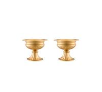 Vase de mariage support de fleurs en métal or pour décoration 16 cm 10 PCS