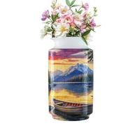 Vase de Puzzle - Vase 3D Jigsaw, kit d'artisanat d'assemblage Unique | Modèle Floral décoratif pour Adultes, Contestation du Cerveau de Cerveau Femmes à la Maison Affiche de Noël Cadeau de décoration