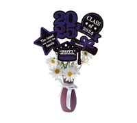 Vase de remise de diplôme - Vase décoratif à fleurs | Centres de table de classe 2025 | Accessoires de photo | Décoration de bureau pour réunions de classe, dortoir