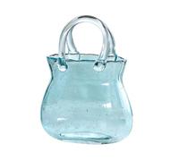 Vase De Sac À Main en Verre - Grand Sac À Main Transparent en Forme De Vase De Présentation De Bouquet Floral, Support Transparent Élégant, Accent De Mariage | pour La Décoration De Table