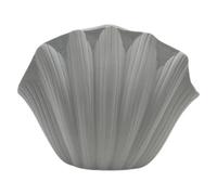 Vase de Shell - Jarrón De Arte, Jarrón Costero, Jarrón Escultórico, Vasador De Cáscara De Mar De Cerámica Sin Esmalte De Alto Con Estética Minimalista Nórdica para EL Estilo Del Hogar (cerámica