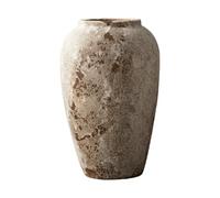 Vase De Sol Haut en Céramique Rustique, Base Lestée Anti-basculement, 29x18 Cm, Vase Vintage, Grand Pot, Fabrication Distinctive, pour Les Designers D'intérieur Et Les Appartements De Col