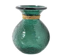 Vase de table en verre conea vert et naturel 19 x 19 x 25 cm