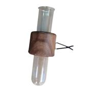Vase De Ventilation De Voitures - Support De Pour Les Voitures | Faisisseur Antidérapant Avec Conception En Bois Et En Verre, Décoration Portable Rv Intérieurs, Véhicules Familiaux, Affi