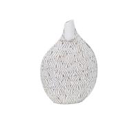 Vase Déco Abstrait "Nairobi" 46cm Blanc