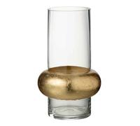 Vase Déco ""Bague Cylindrique"" 25cm Transparent